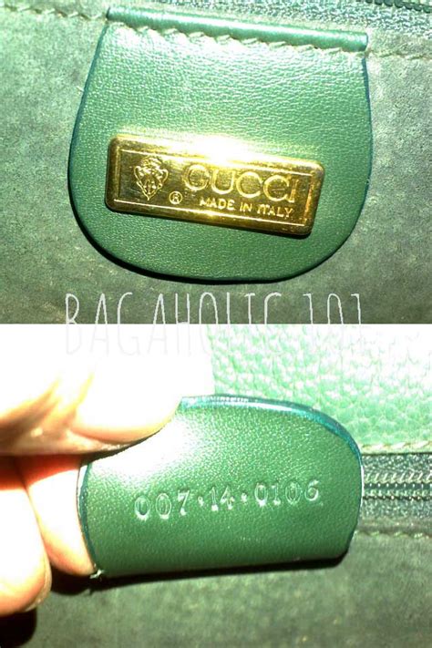 how to identify gucci pieces